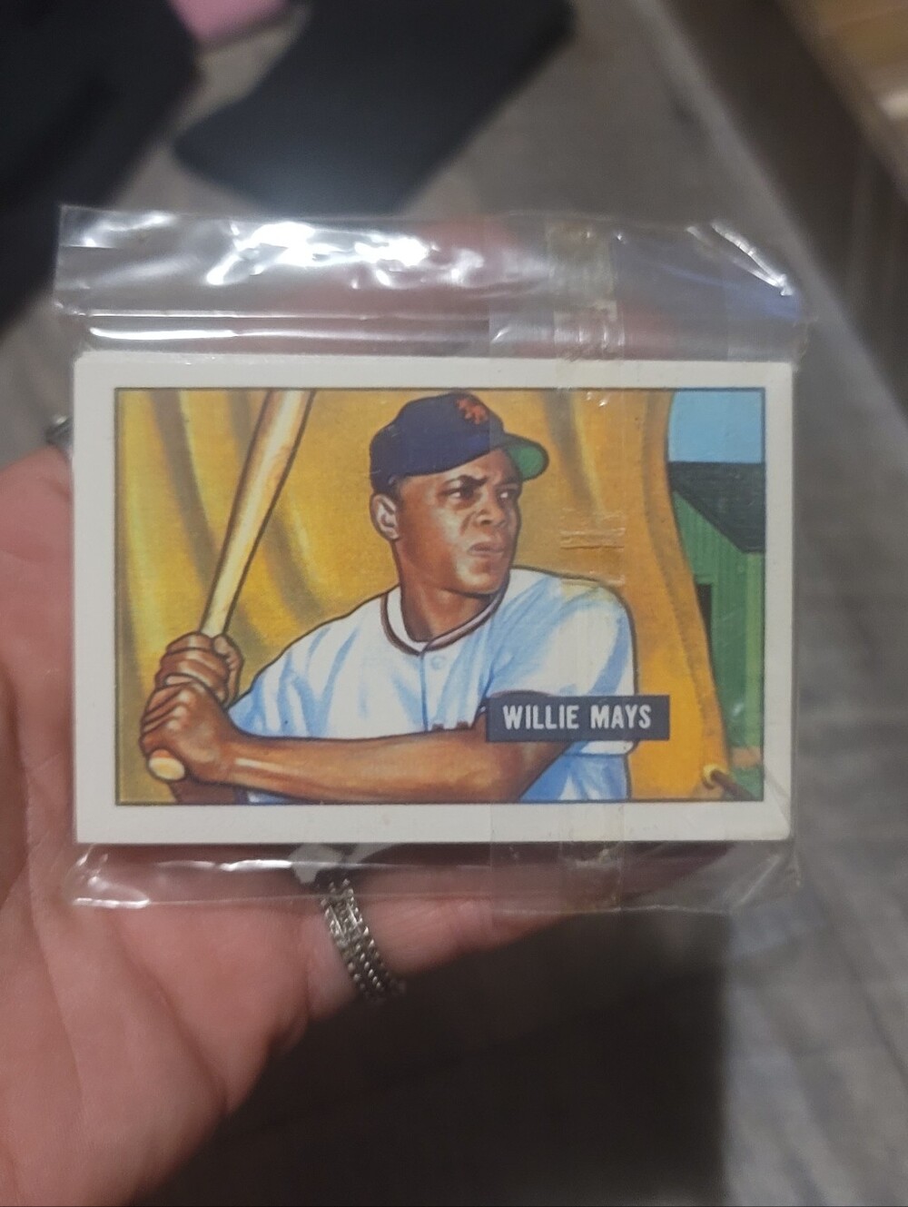 Sealed Baseball Card Collection Willie Mays On Top Mystery Lot Unopened